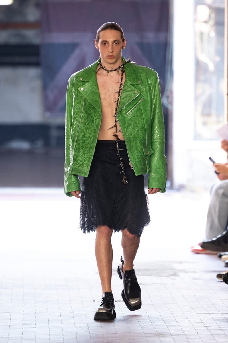 JORDANLUCA Spring/Summer 2023 Runway "SABOTAGE" Collection Milan Fashion Week Jordan Bowen Luca Marchetto