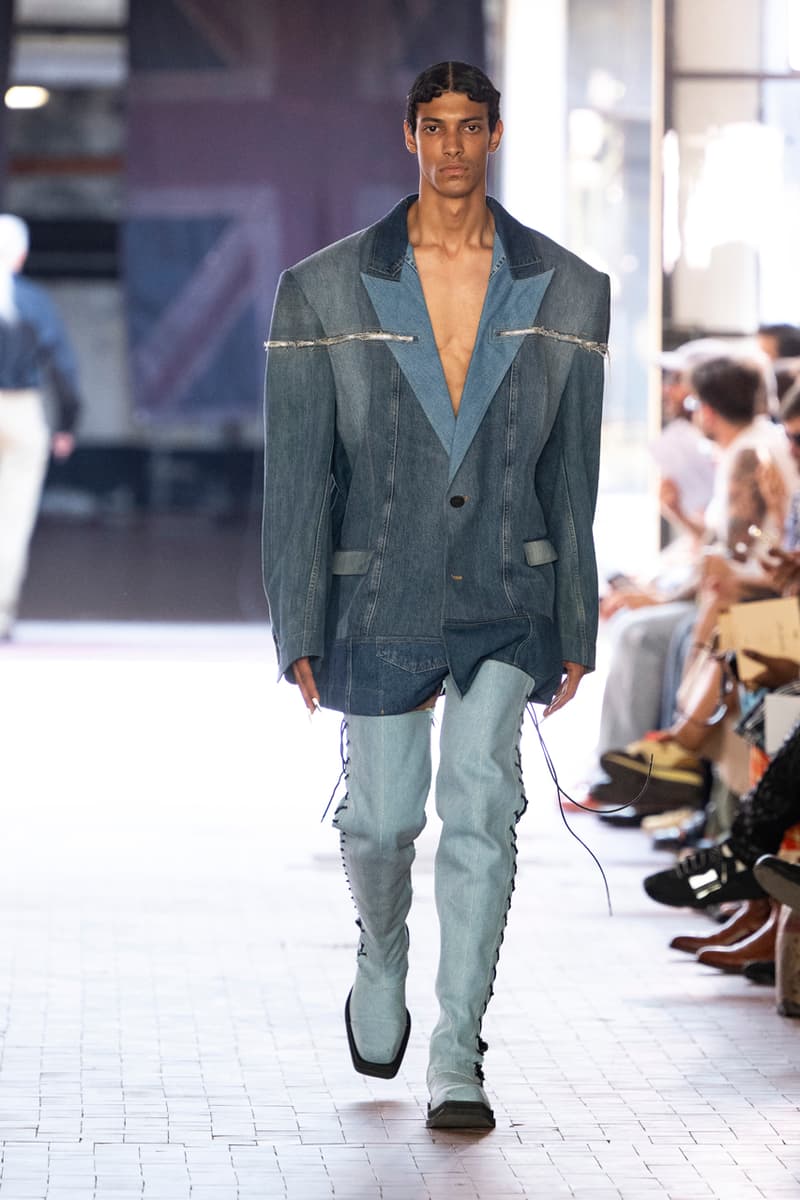 JORDANLUCA Spring/Summer 2023 Runway "SABOTAGE" Collection Milan Fashion Week Jordan Bowen Luca Marchetto