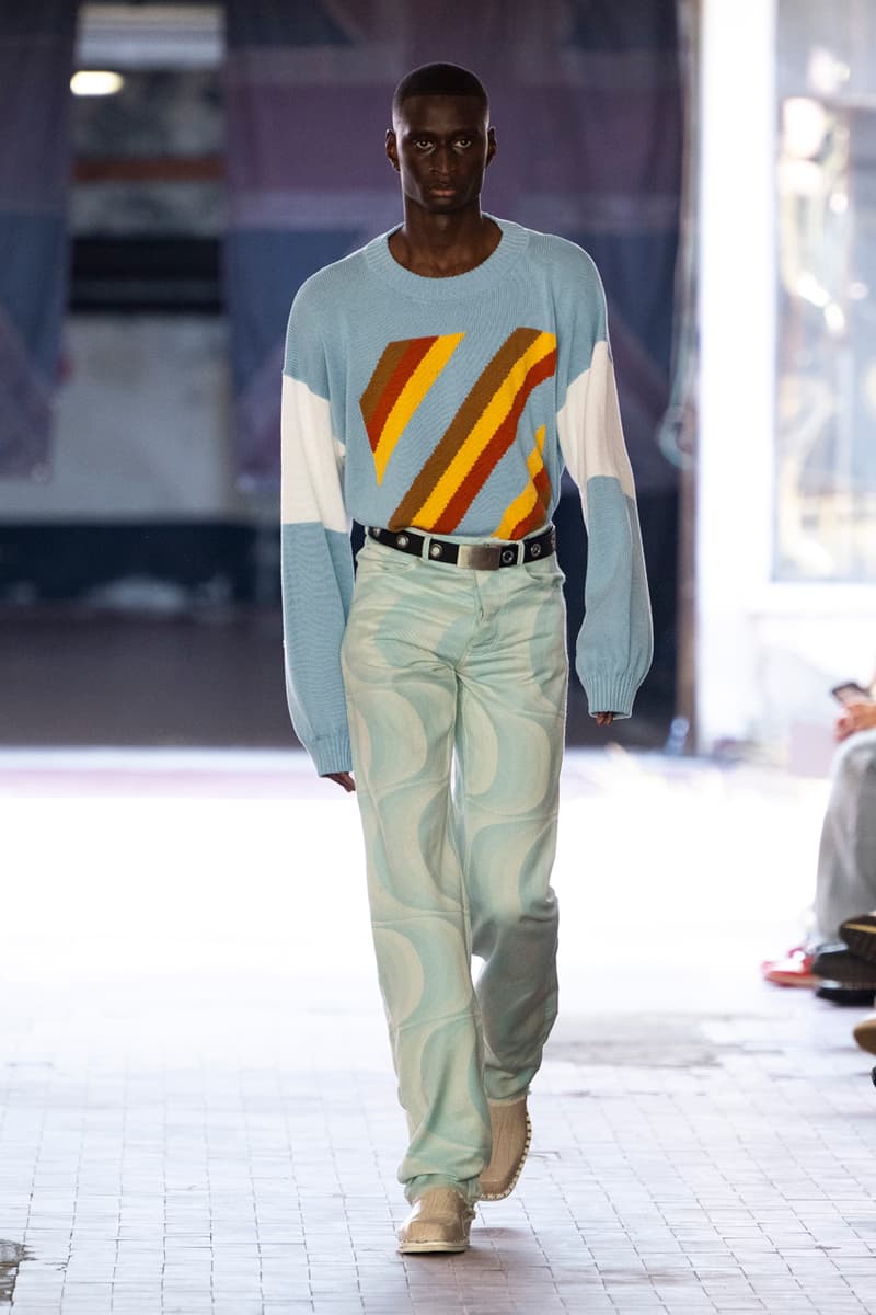 JORDANLUCA Spring/Summer 2023 Runway "SABOTAGE" Collection Milan Fashion Week Jordan Bowen Luca Marchetto