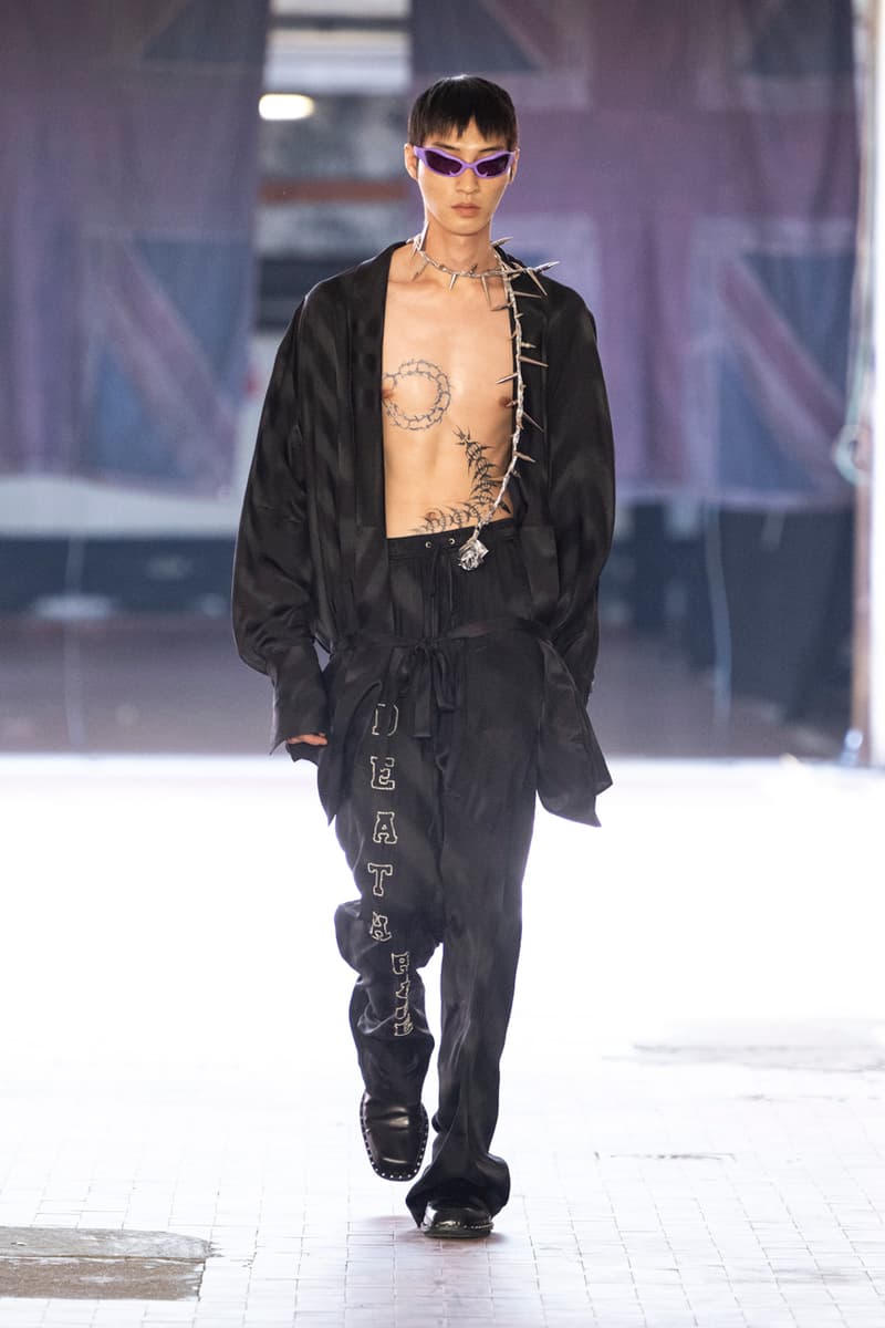 JORDANLUCA Spring/Summer 2023 Runway "SABOTAGE" Collection Milan Fashion Week Jordan Bowen Luca Marchetto