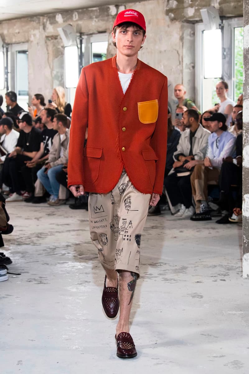 Junya Watanabe MAN spring summer 2023 Collection Runway Photos Info ss23 jean michel basquiat honda coca cola croy lichtenstein release info dateampbell  flowers netflix marilyn monroe 