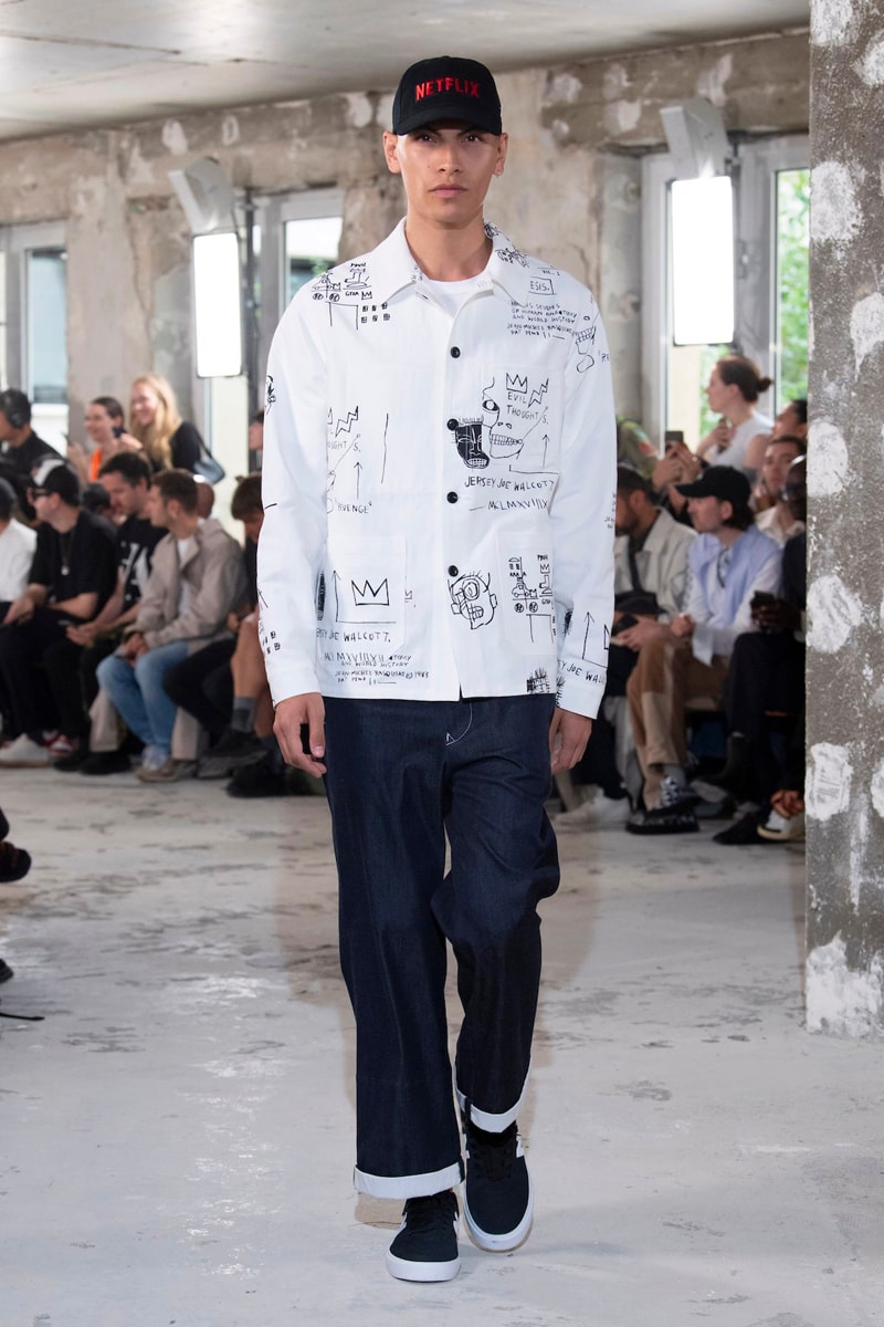 Junya Watanabe MAN spring summer 2023 Collection Runway Photos Info ss23 jean michel basquiat honda coca cola croy lichtenstein release info dateampbell  flowers netflix marilyn monroe 