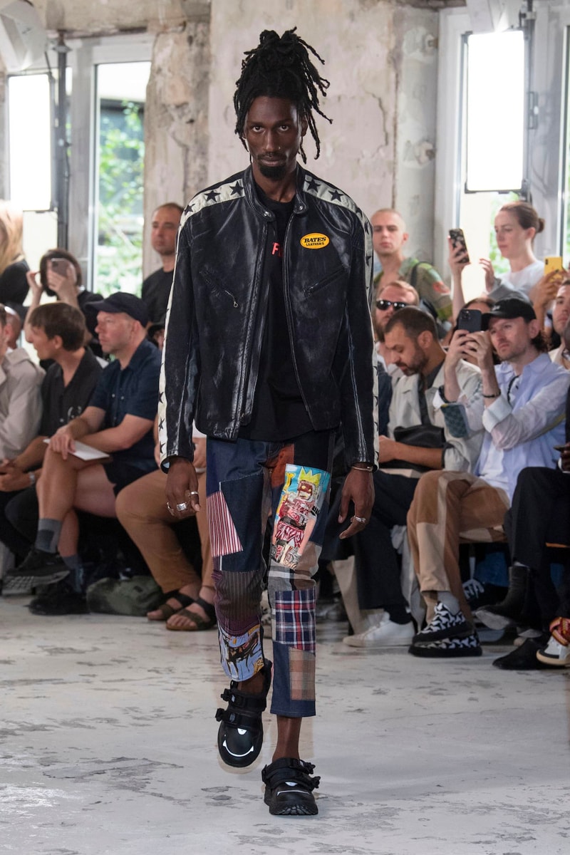 Junya Watanabe MAN spring summer 2023 Collection Runway Photos Info ss23 jean michel basquiat honda coca cola croy lichtenstein release info dateampbell  flowers netflix marilyn monroe 