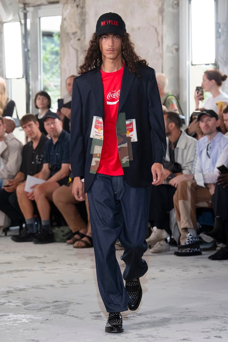 Junya Watanabe MAN spring summer 2023 Collection Runway Photos Info ss23 jean michel basquiat honda coca cola croy lichtenstein release info dateampbell  flowers netflix marilyn monroe 