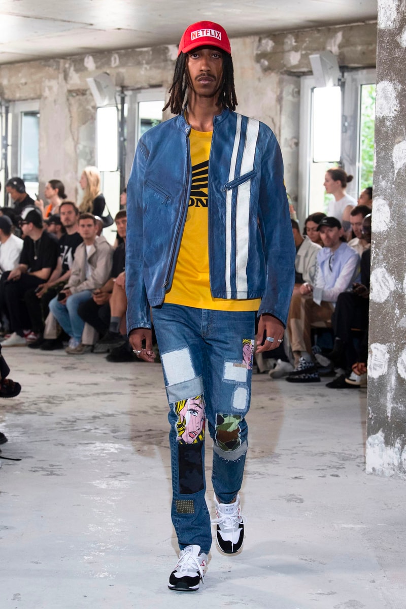 Junya Watanabe MAN spring summer 2023 Collection Runway Photos Info ss23 jean michel basquiat honda coca cola croy lichtenstein release info dateampbell  flowers netflix marilyn monroe 