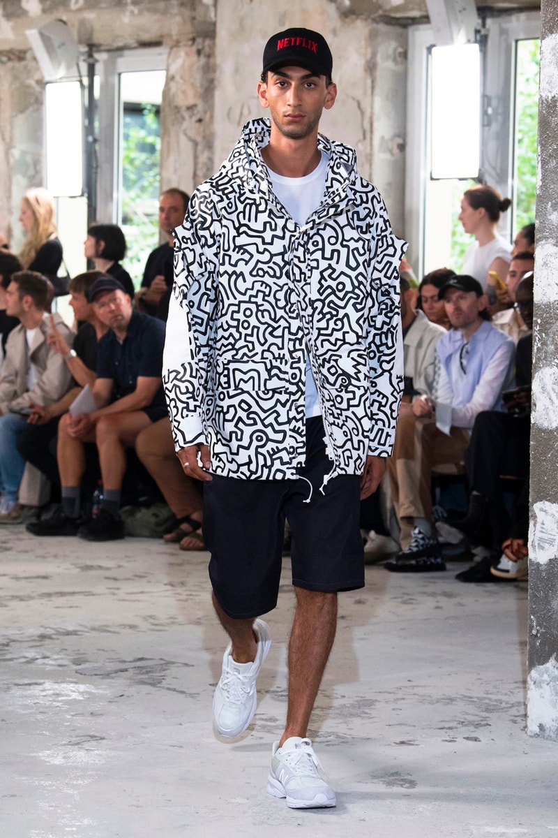 Junya Watanabe MAN spring summer 2023 Collection Runway Photos Info ss23 jean michel basquiat honda coca cola croy lichtenstein release info dateampbell  flowers netflix marilyn monroe 