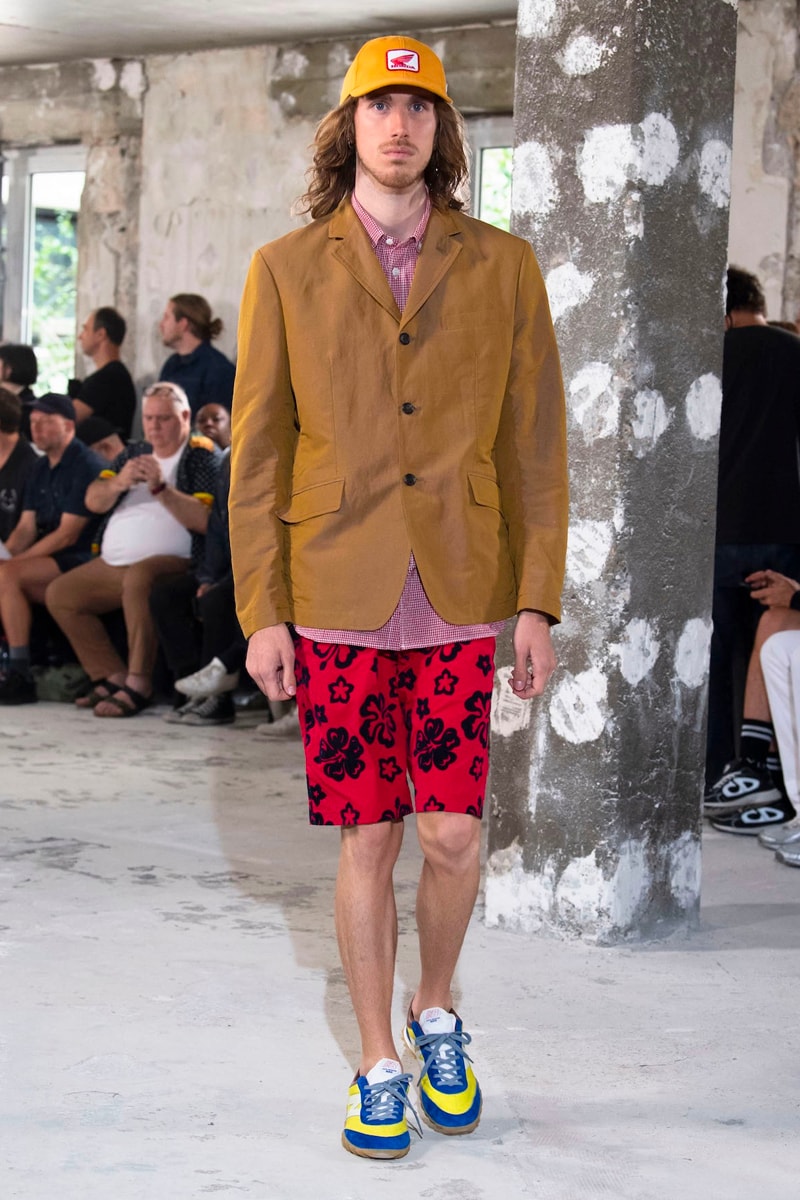 Junya Watanabe MAN spring summer 2023 Collection Runway Photos Info ss23 jean michel basquiat honda coca cola croy lichtenstein release info dateampbell  flowers netflix marilyn monroe 