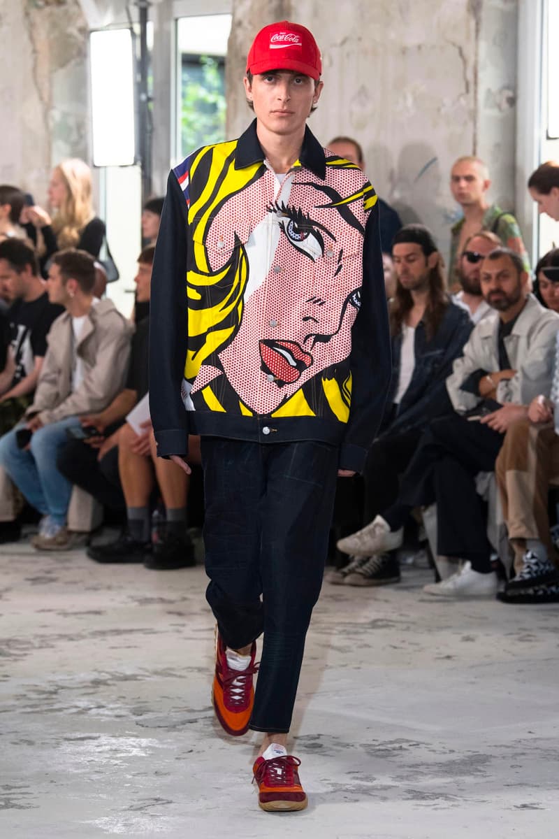 Junya Watanabe MAN spring summer 2023 Collection Runway Photos Info ss23 jean michel basquiat honda coca cola croy lichtenstein release info dateampbell  flowers netflix marilyn monroe 