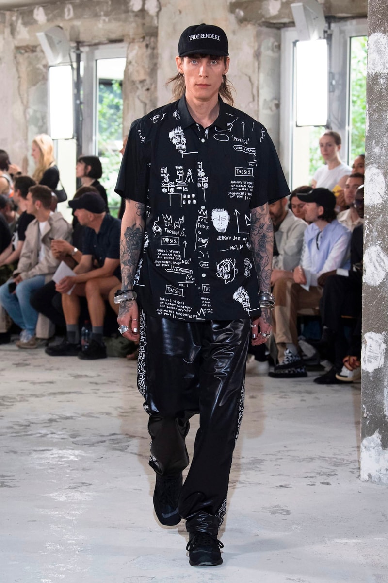 Junya Watanabe MAN spring summer 2023 Collection Runway Photos Info ss23 jean michel basquiat honda coca cola croy lichtenstein release info dateampbell  flowers netflix marilyn monroe 