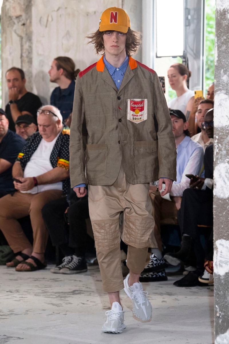 Junya Watanabe MAN spring summer 2023 Collection Runway Photos Info ss23 jean michel basquiat honda coca cola croy lichtenstein release info dateampbell  flowers netflix marilyn monroe 