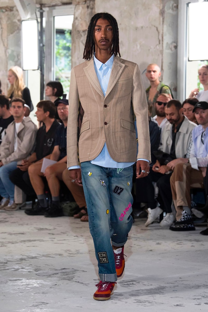 Junya Watanabe MAN spring summer 2023 Collection Runway Photos Info ss23 jean michel basquiat honda coca cola croy lichtenstein release info dateampbell  flowers netflix marilyn monroe 