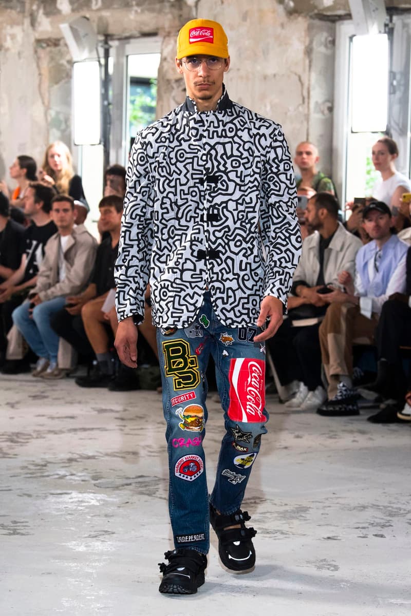 Junya Watanabe MAN spring summer 2023 Collection Runway Photos Info ss23 jean michel basquiat honda coca cola croy lichtenstein release info dateampbell  flowers netflix marilyn monroe 