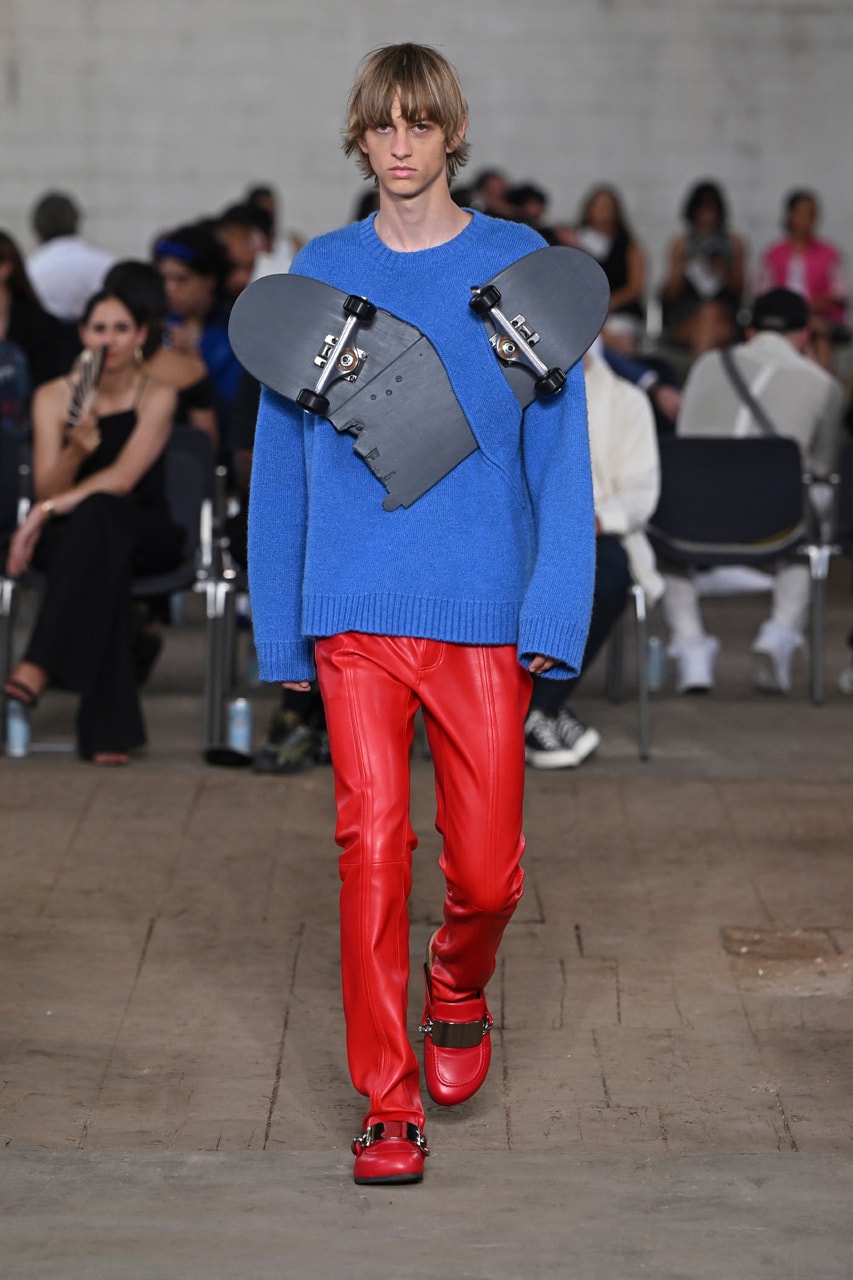 london paris milan fashion week pitti uomo spring summer 2023 best shows highlights jw jonathan anderson loewe prada miuccia raf simons louis vuitton virgil abloh thom browne martine rose charles jeffrey loverboy y/project glenn martens dior kim jones kenzo nigo winnie new york home plisse issey miyake nahmias grace wales bonner