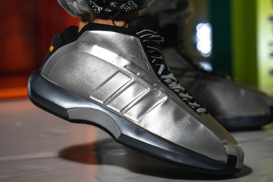Frustrante Observar Bibliografía adidas Crazy 1 OG "Metallic Silver" Re-Release On-Foot Look | Hypebeast