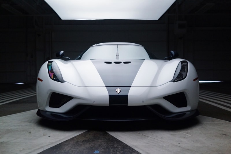 koenigsegg north america last final regera delivery carbon fiber blue trim special exterior body panels bodywork 