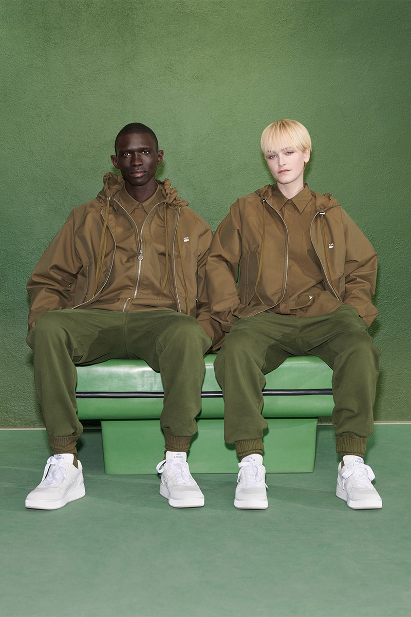 A.P.C. lacoste interaction 14 jean touitou louise trotter release details information collection interview collaboration