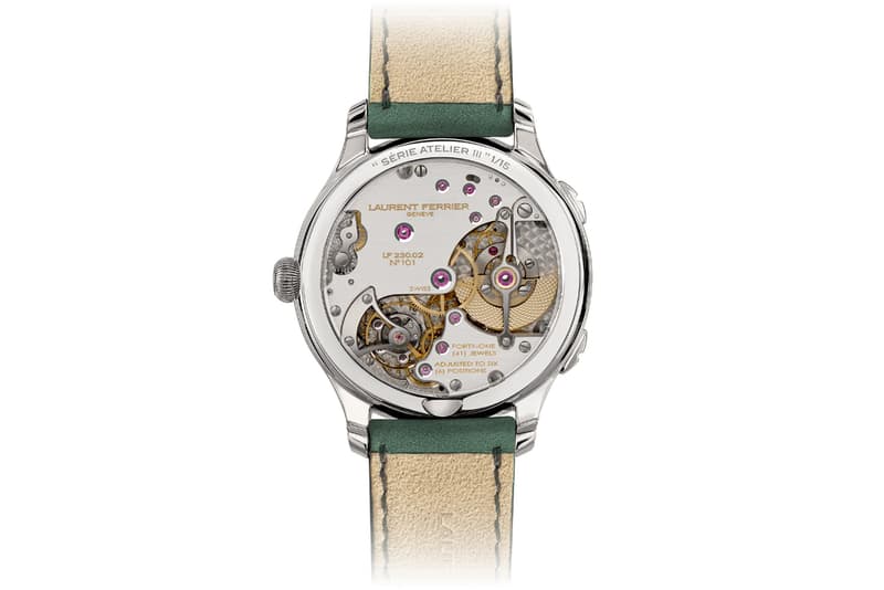laurent ferrier Série Atelier Classic Traveller magnetic-green dial release