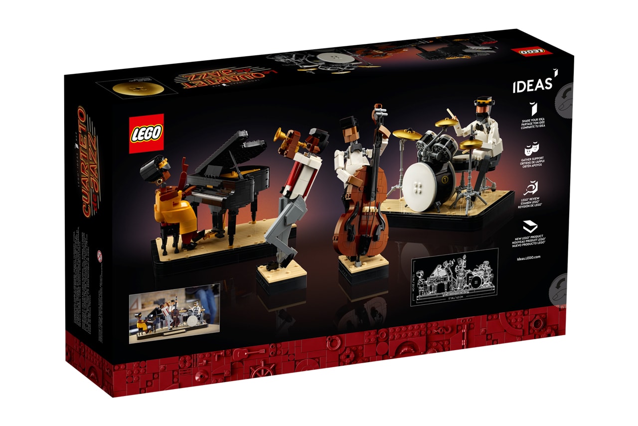 LEGO Ideas Jazz Quartet Set 21334 Release Date info hsinwei chi music fan made 1606 pieces
