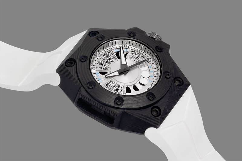 The Oktopus Moon Becomes The First Watch From The Brand Encased Entirely In Lightweight 3D Thin-Ply Carbon.