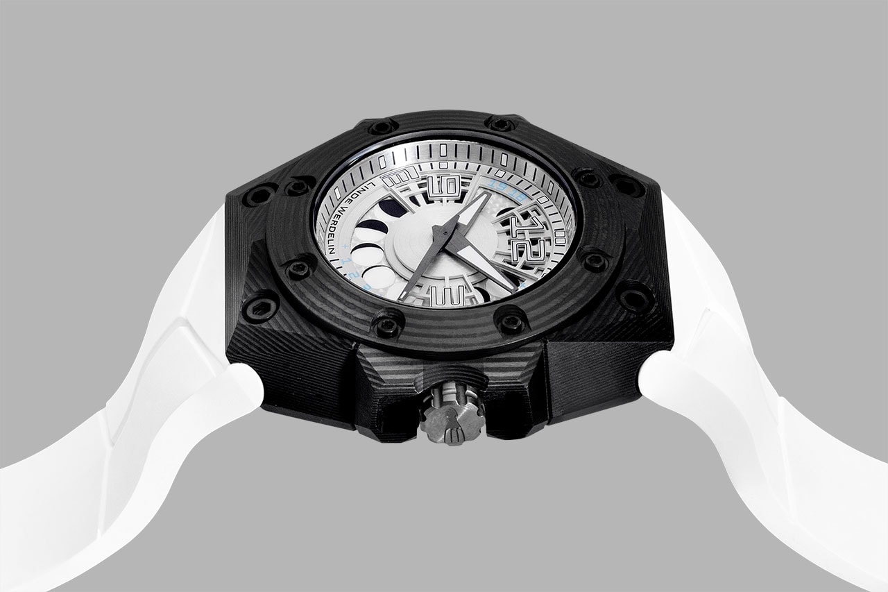 The Oktopus Moon Becomes The First Watch From The Brand Encased Entirely In Lightweight 3D Thin-Ply Carbon.