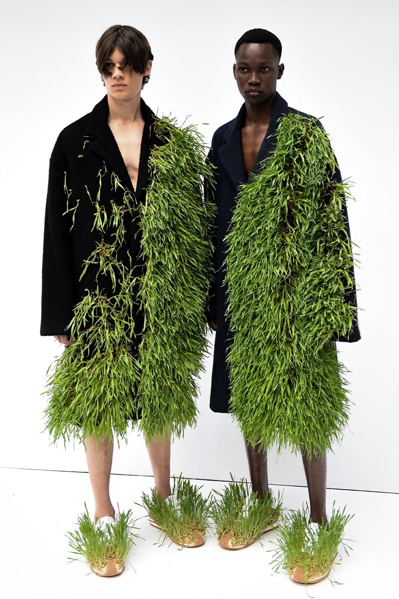 Loewe SS23 Is a Vibrant Fusion of Nature and Technology jonathan anderson paris fashion week birds fish grass shoes