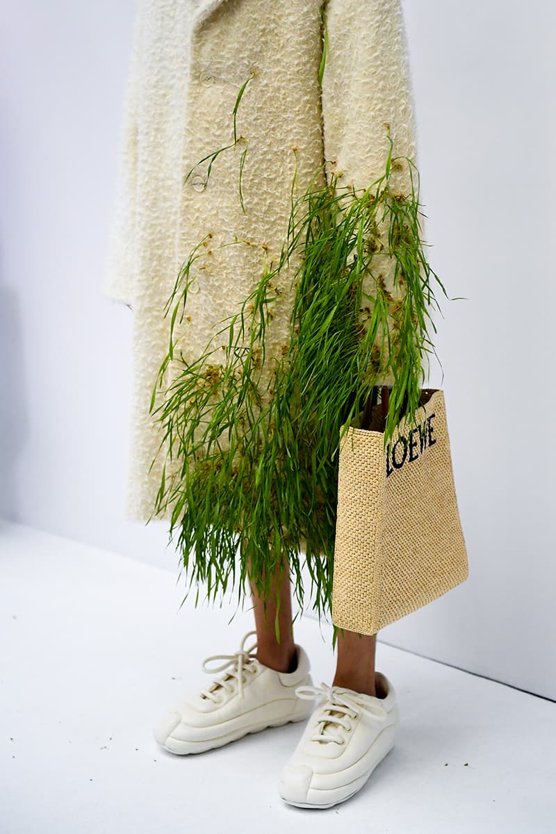 Loewe SS23 Is a Vibrant Fusion of Nature and Technology jonathan anderson paris fashion week birds fish grass shoes