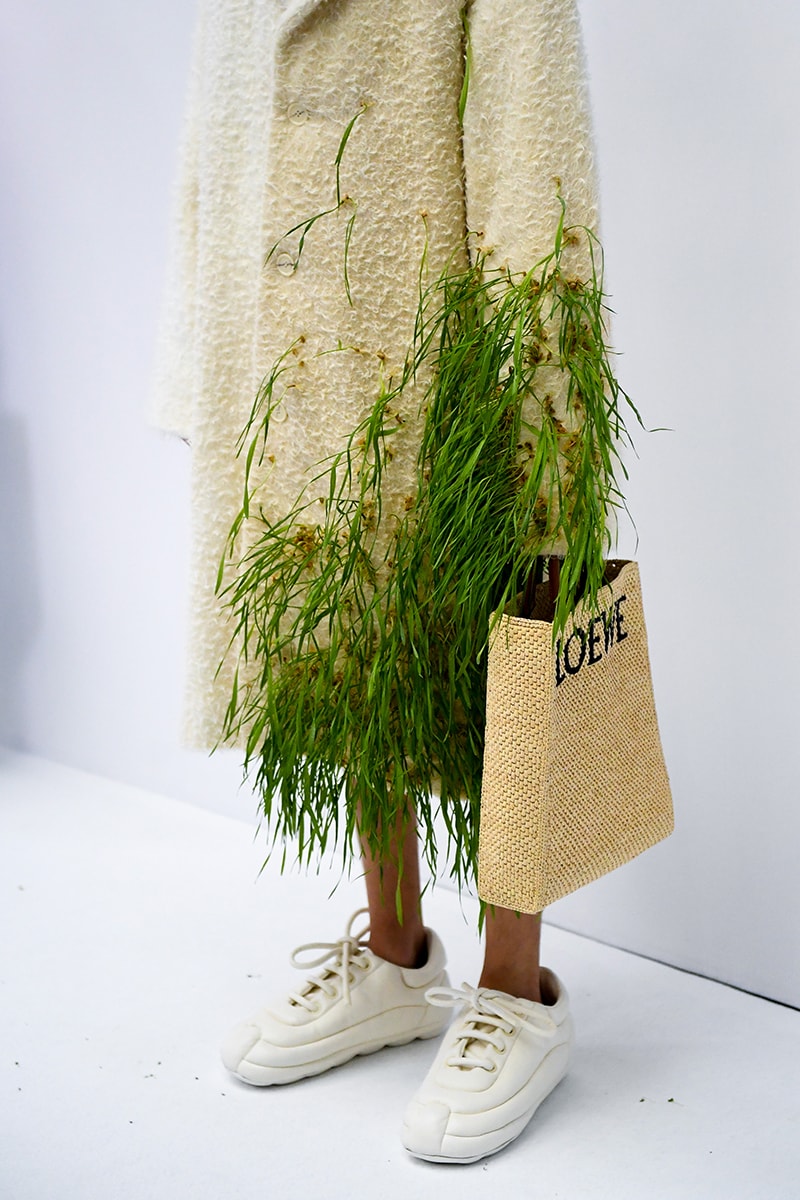 Loewe SS23 Is a Vibrant Fusion of Nature and Technology jonathan anderson paris fashion week birds fish grass shoes