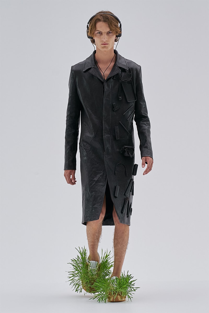 Loewe SS23 Is a Vibrant Fusion of Nature and Technology jonathan anderson paris fashion week birds fish grass shoes