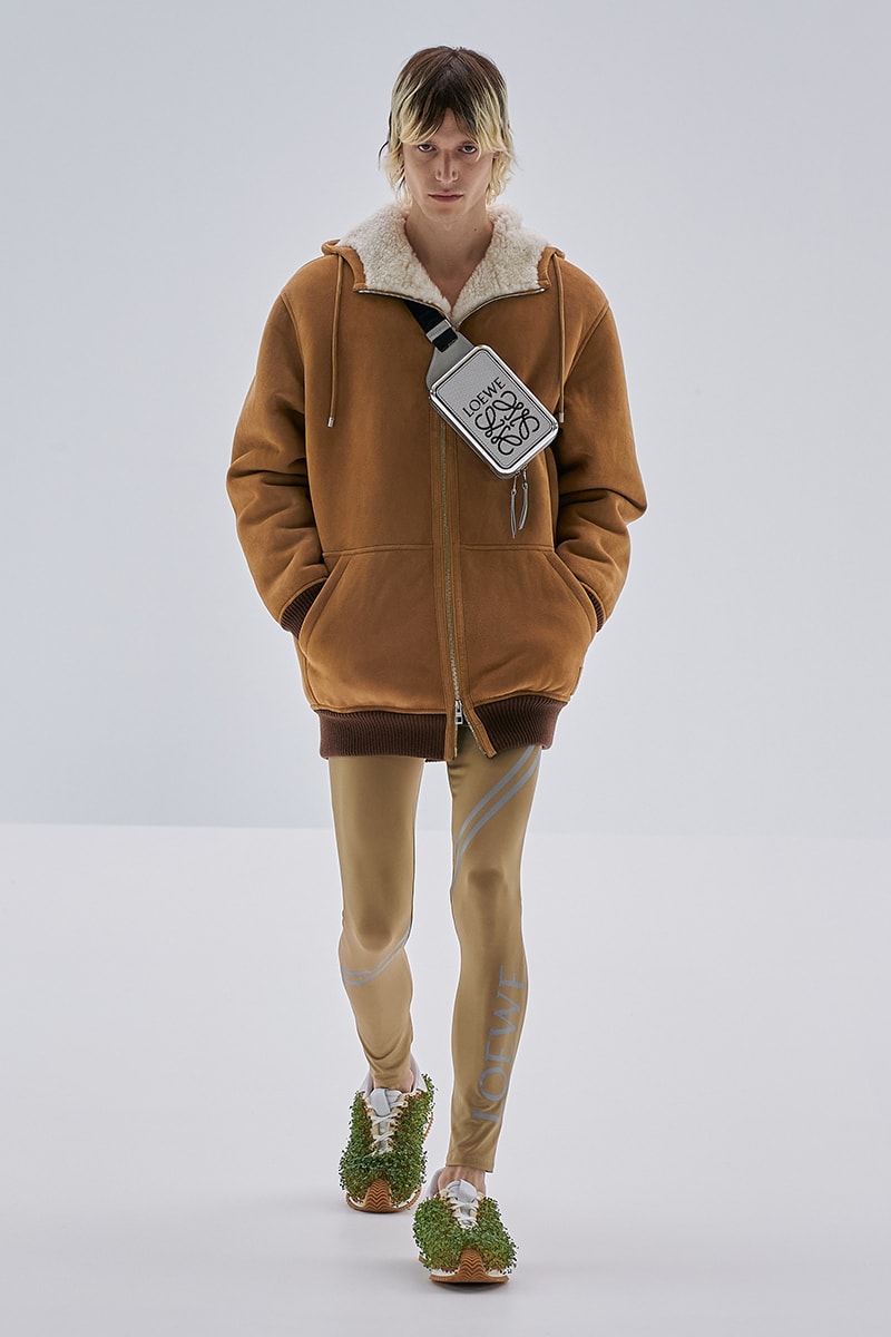 Loewe SS23 Is a Vibrant Fusion of Nature and Technology jonathan anderson paris fashion week birds fish grass shoes