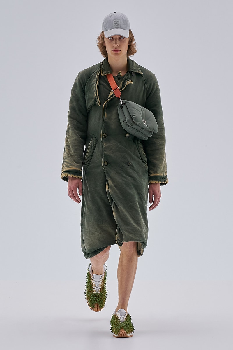 Loewe SS23 Is a Vibrant Fusion of Nature and Technology jonathan anderson paris fashion week birds fish grass shoes