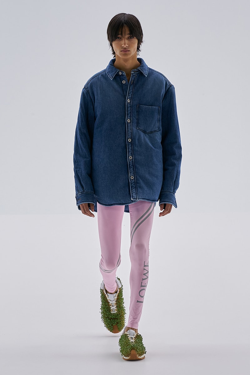 Loewe SS23 Is a Vibrant Fusion of Nature and Technology jonathan anderson paris fashion week birds fish grass shoes