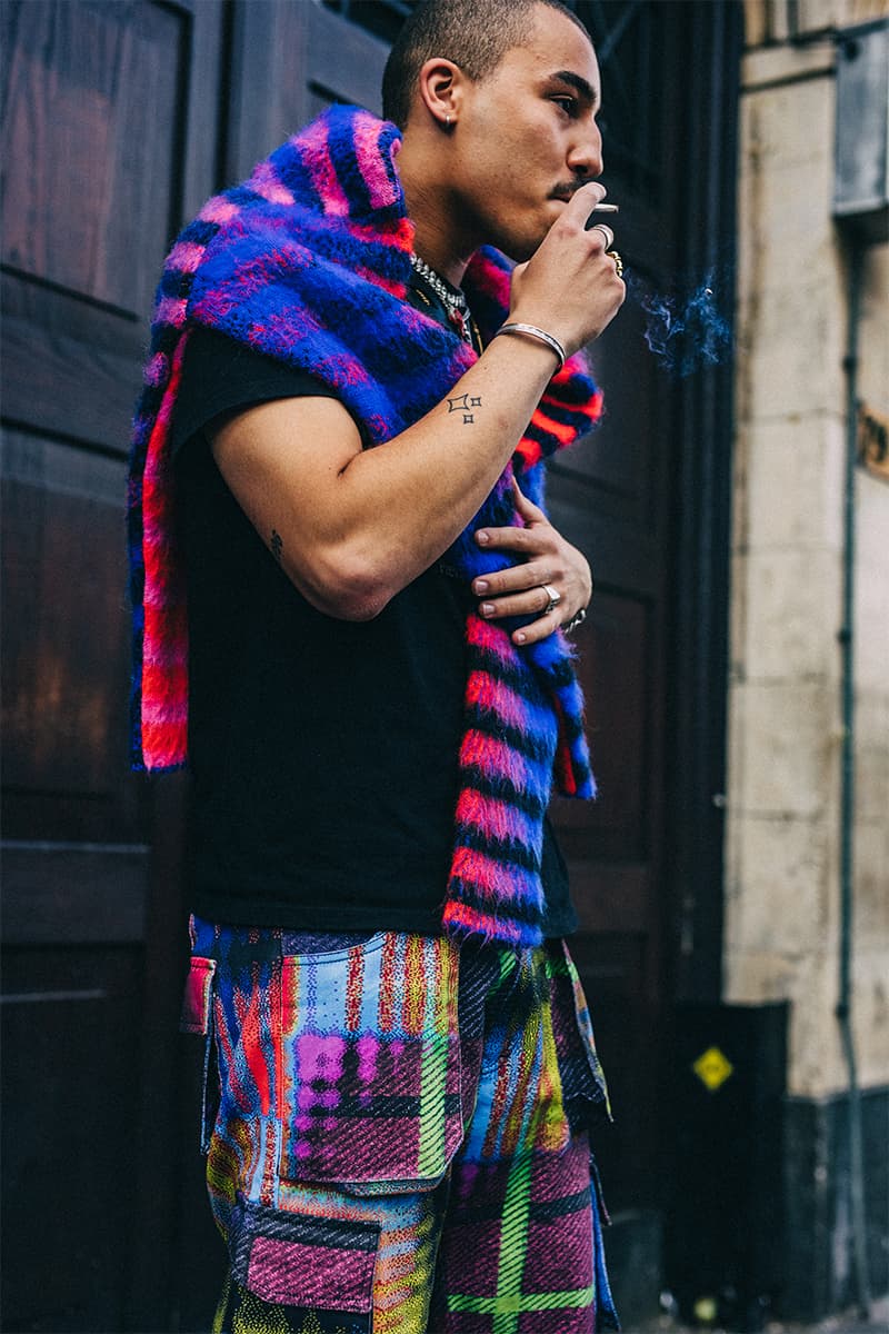Men's London Fashion Week Street Style Looks united kingdom spring summer 2023 gq fashion streetwear clothes chic ss23