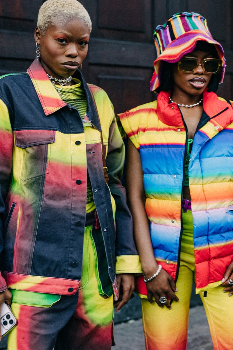 Men's London Fashion Week Street Style Looks united kingdom spring summer 2023 gq fashion streetwear clothes chic ss23