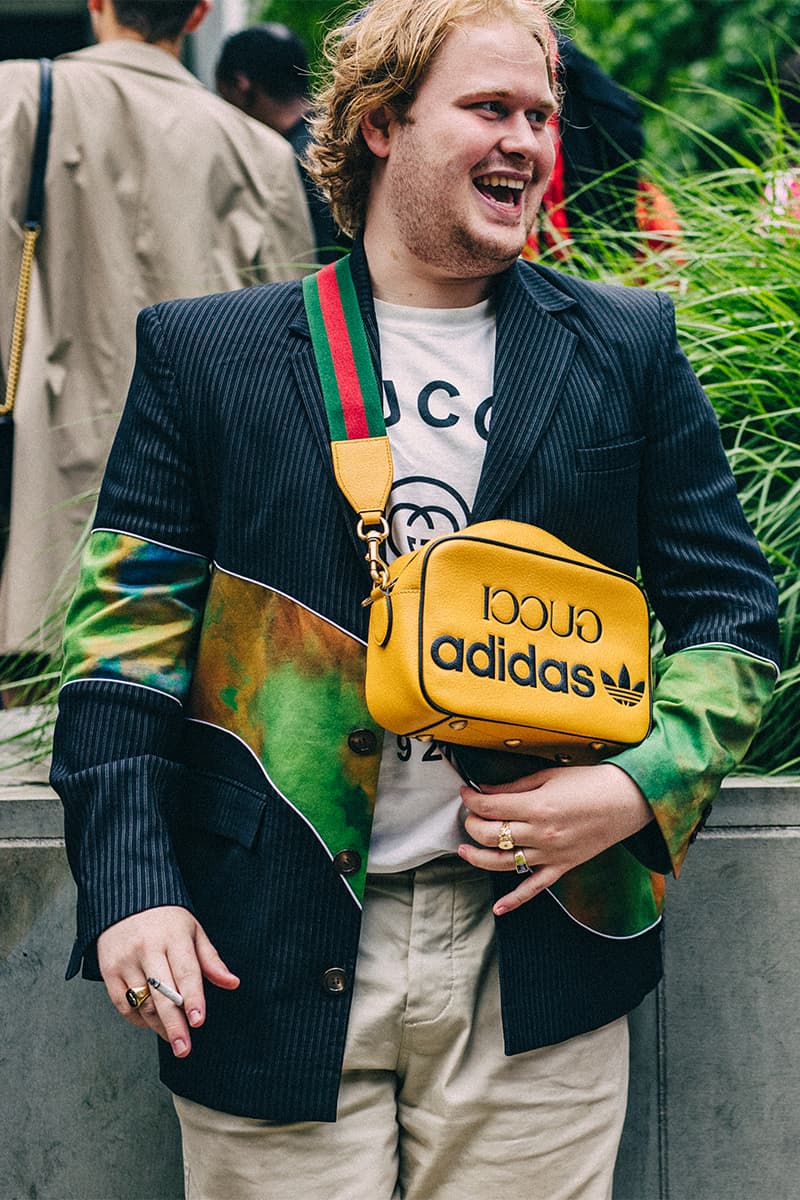 Men's London Fashion Week Street Style Looks united kingdom spring summer 2023 gq fashion streetwear clothes chic ss23