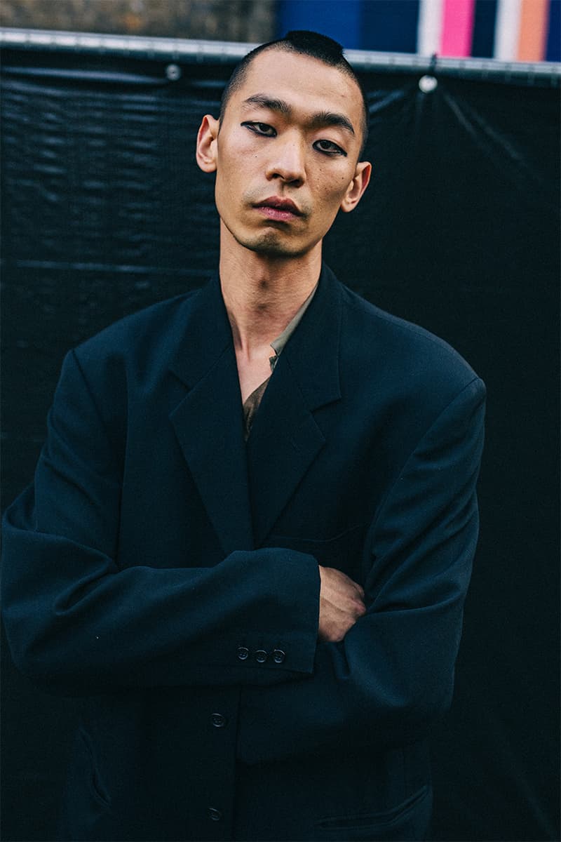 Men's London Fashion Week Street Style Looks united kingdom spring summer 2023 gq fashion streetwear clothes chic ss23