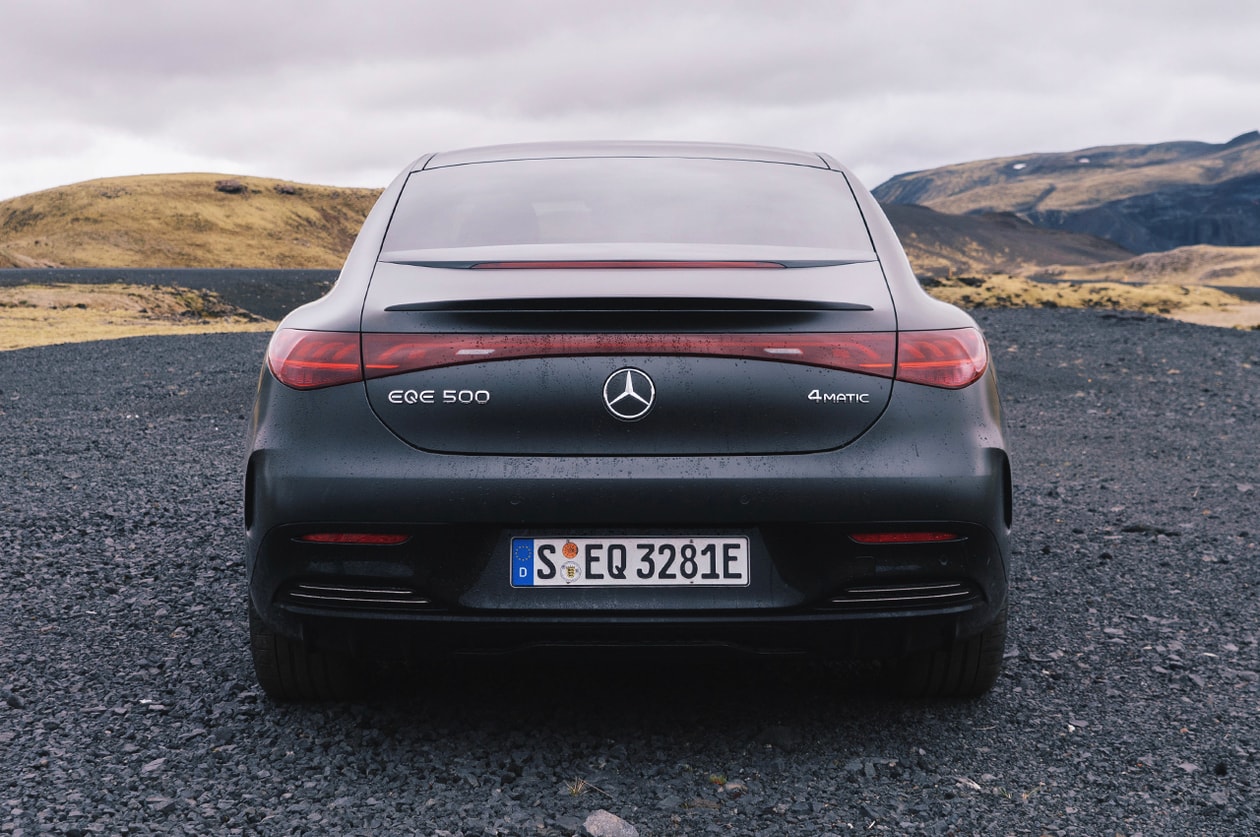 Mercedes-Benz EQE Open Road Test Drive Iceland Drive Trip 2022 EV Electric Car AMG HYPEBEAST Hyperscreen