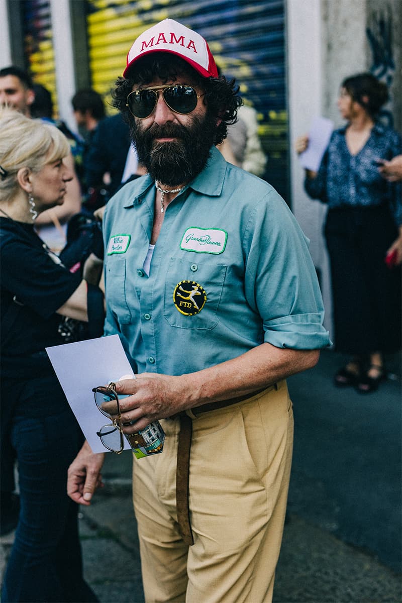 Milan Fashion Week SS23 Street Style Showcases the Most Vibrant Essentials for Summer spring/summer 2023 prada dolce & gabbanna jw anderson moschino versace fendi 