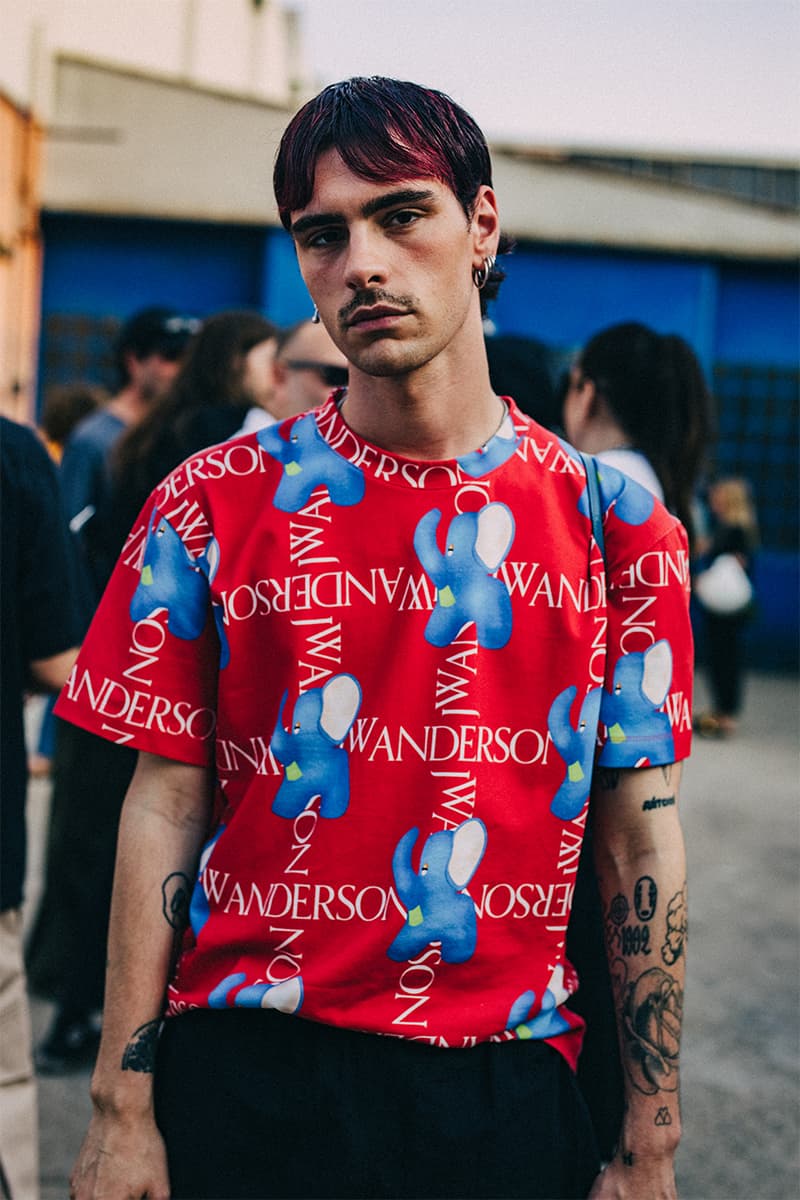 Milan Fashion Week SS23 Street Style Showcases the Most Vibrant Essentials for Summer spring/summer 2023 prada dolce & gabbanna jw anderson moschino versace fendi 