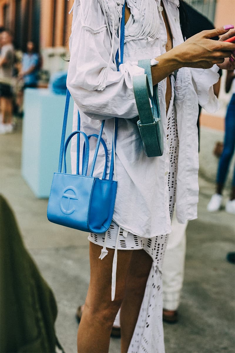 Milan Fashion Week SS23 Street Style Showcases the Most Vibrant Essentials for Summer spring/summer 2023 prada dolce & gabbanna jw anderson moschino versace fendi 