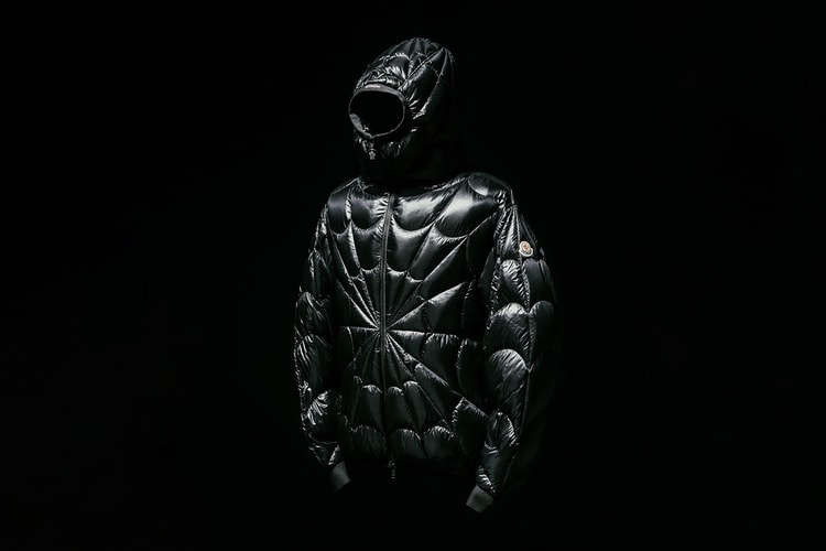 Moncler Channels the Spider Web Motif for FW22 Down Jacket
