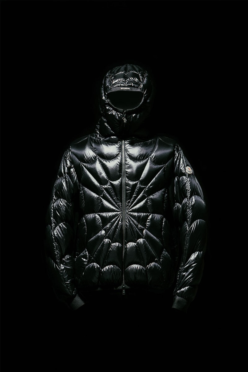 Moncler Fall/Winter 2022 Collection HBX Release Info Buy Price Spiderman Spider Web Down Padded Jackets T-shirts Polo Shorts Trousers Logo Wool Beanie