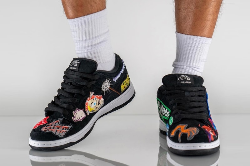 Neckface Nike SB Dunk Low On-Foot Look Release Info DQ4488-001 Date Buy Price 