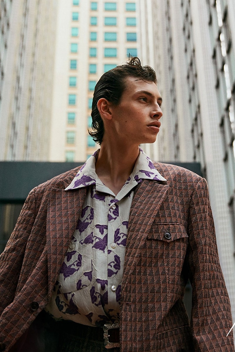 Needles Spring Summer 2023 ss23 denim paisley suit silk patterns tracksuits cardigans lookbook images release info 
