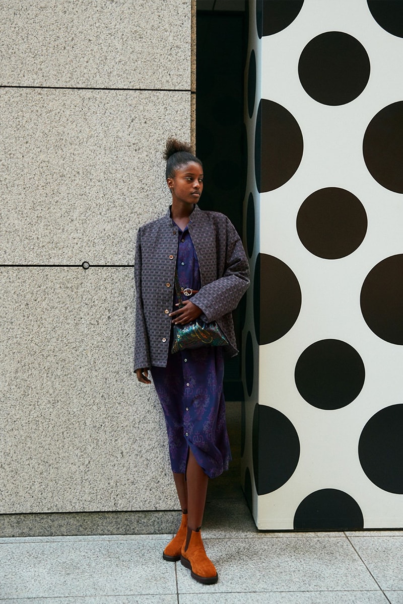 Needles Spring Summer 2023 ss23 denim paisley suit silk patterns tracksuits cardigans lookbook images release info 