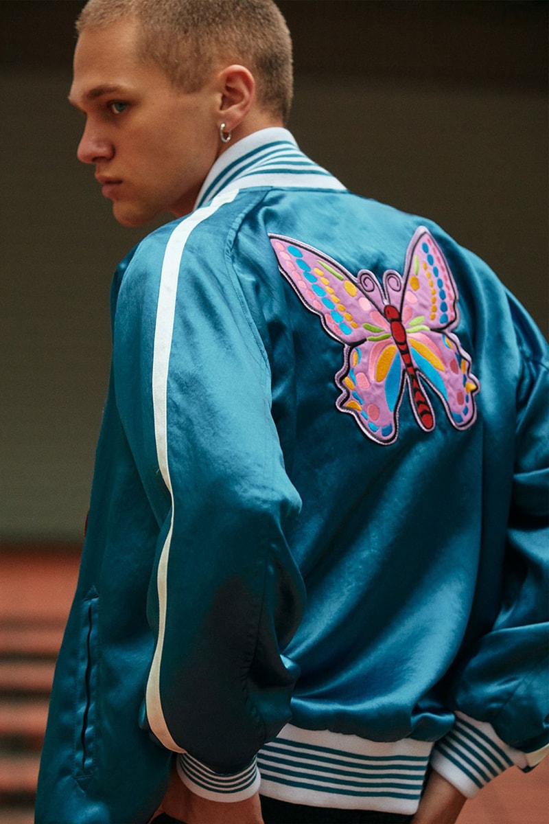 Needles Spring Summer 2023 ss23 denim paisley suit silk patterns tracksuits cardigans lookbook images release info 