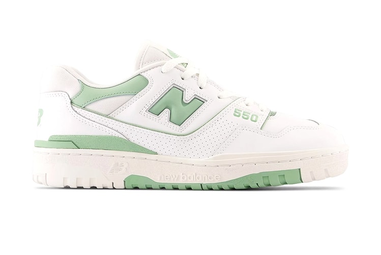 New Balance Preps Its Popular 550 Model With Minty Accents