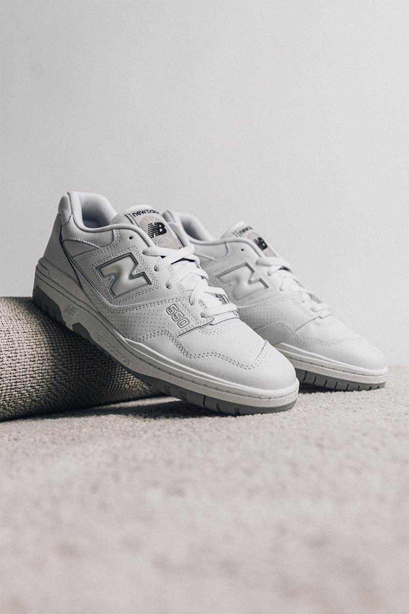 New Balance 550 White Gray BB550PB1 HBX Release Info Buy Price