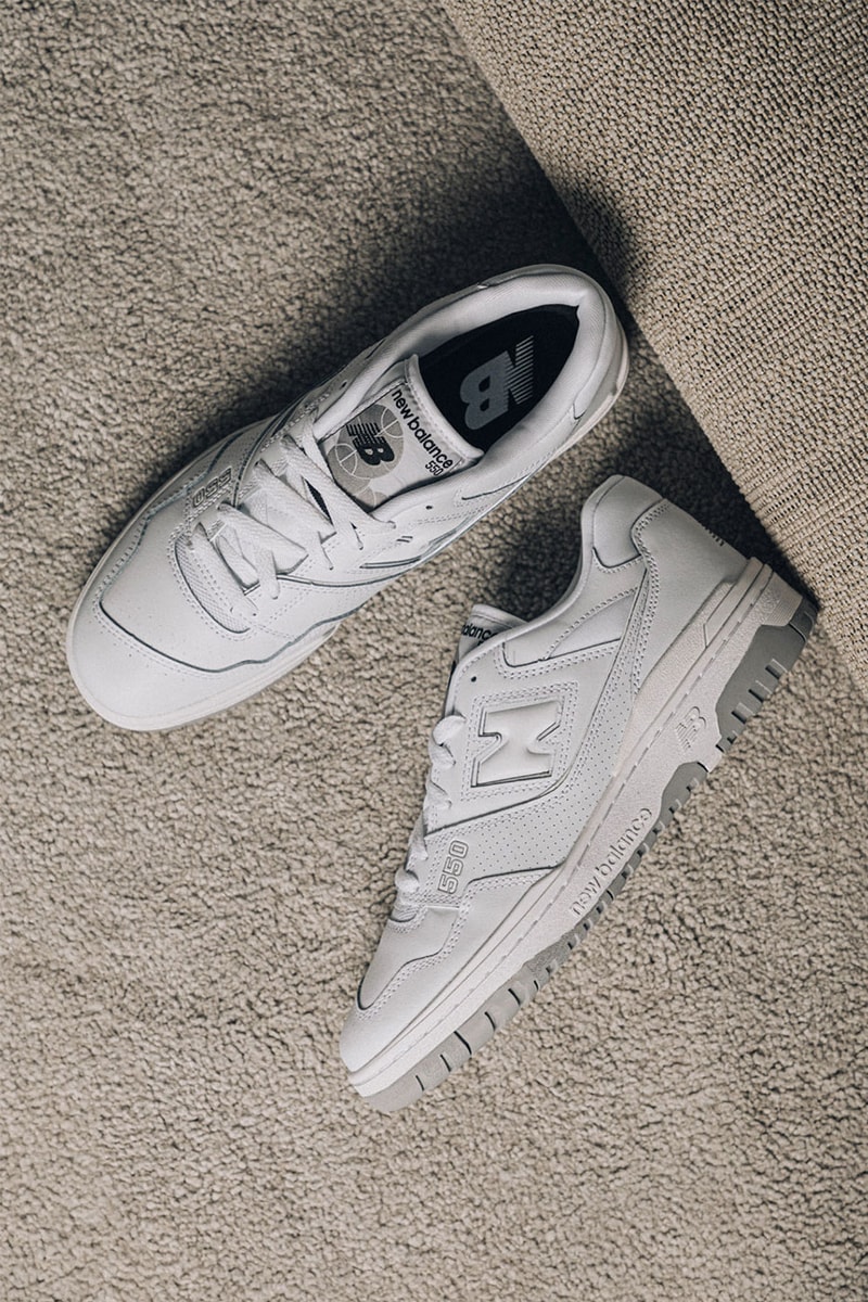 New Balance 550 White Gray BB550PB1 HBX Release Info Buy Price