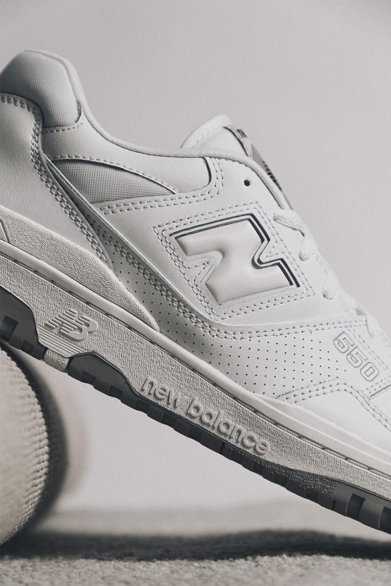 New Balance 550 White Gray BB550PB1 HBX Release Info Buy Price