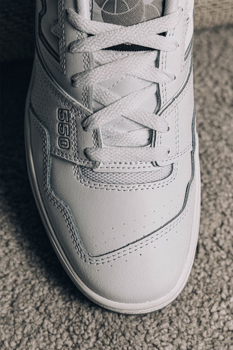 New Balance 550 White Gray BB550PB1 HBX Release Info Buy Price